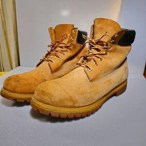 Timberland Tan Work Boots Men's Size 14